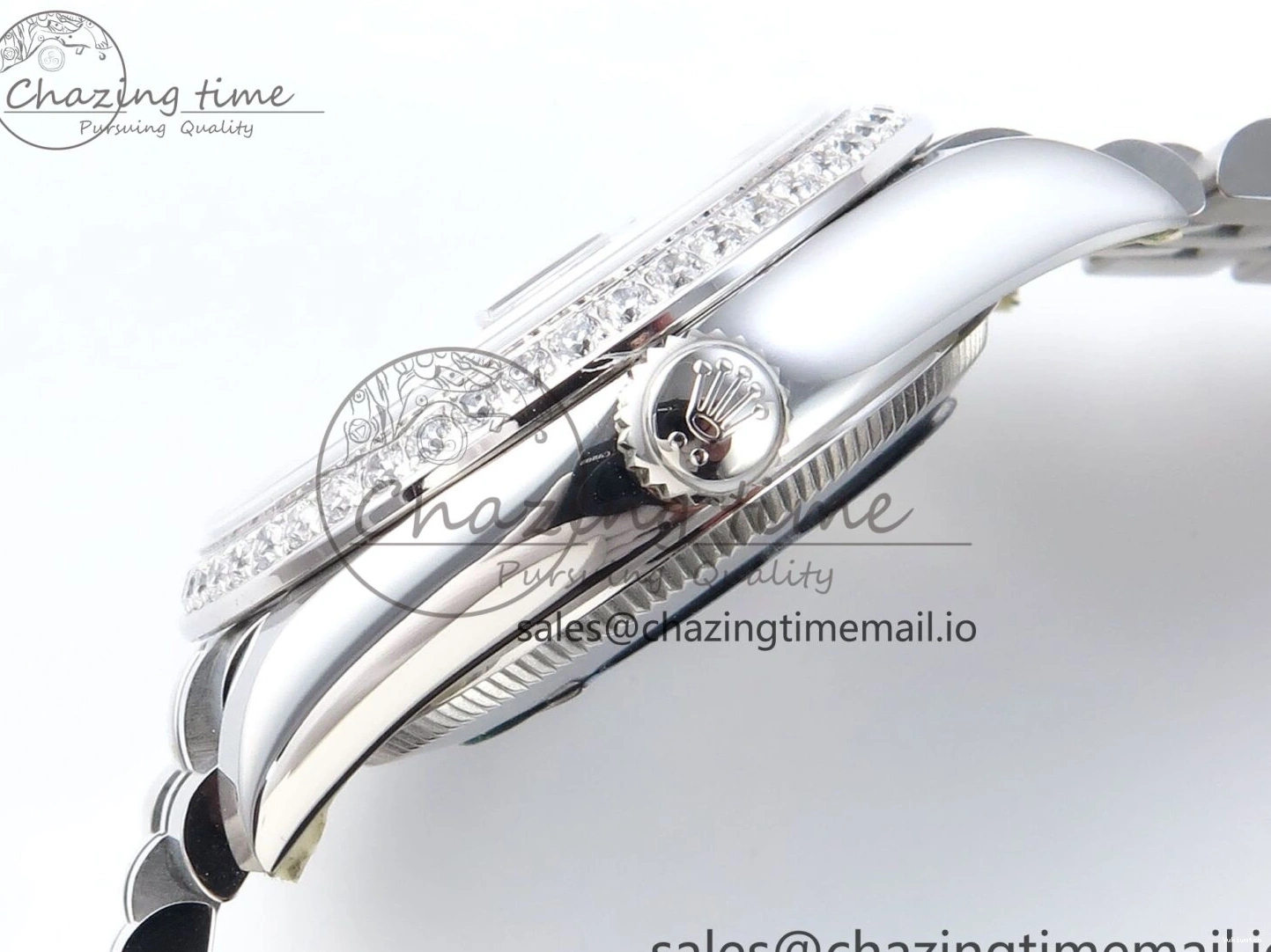 Bezel 904L Steel Dial Edition Bracelet 31 on ETA White 2688 DateJust ARF Diamonds 1:1 Best SS 278384RBR Jubilee Roman 0109